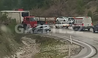 Isparta’da Burdur yolu üzerindeki