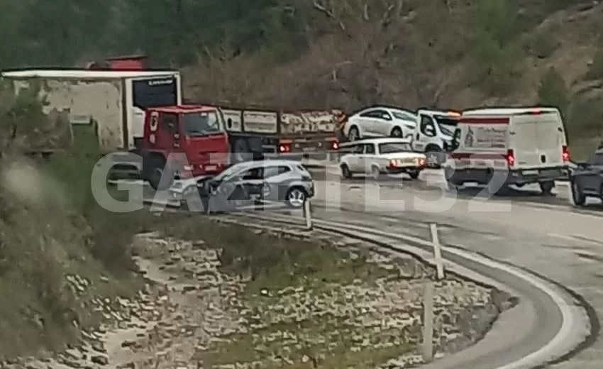 Isparta’da Burdur yolu üzerindeki