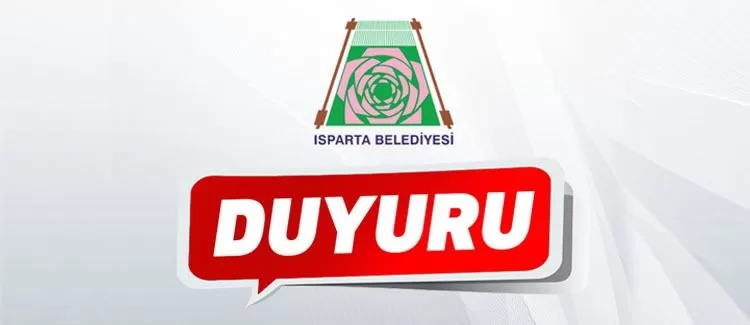 Isparta Belediyesi’ne bağlı SS.