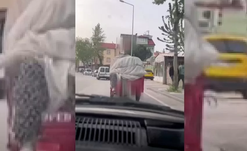 Isparta’nın Bahçelievler mahallesinde bisiklet