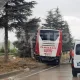 Isparta’da sürücünün kontrolünden çıkan