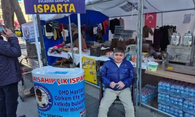 Isparta’da yaşayan ve Duchenne Musküler Distrofi (DMD) hastalığıyla mücadele eden