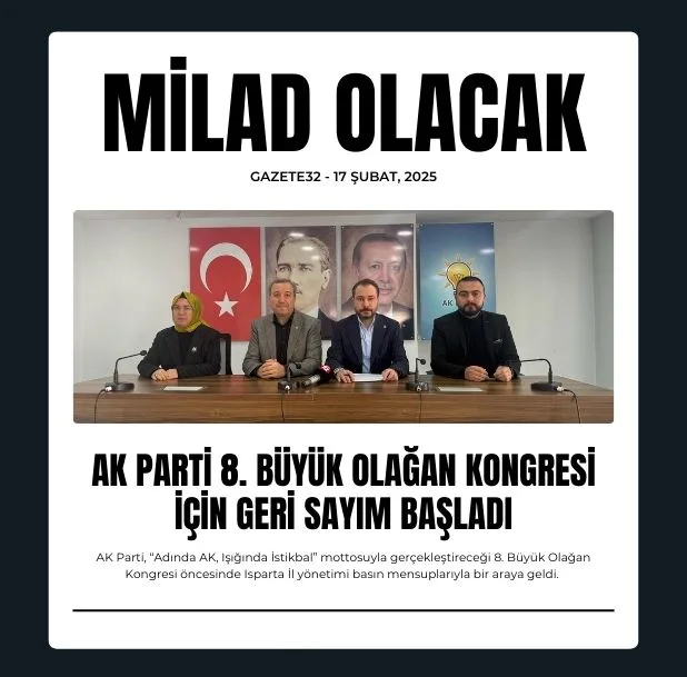 AK Parti Isparta teşkilatı, “Adında AK, Işığında İstikbal” mottosuyla gerçekleştireceği