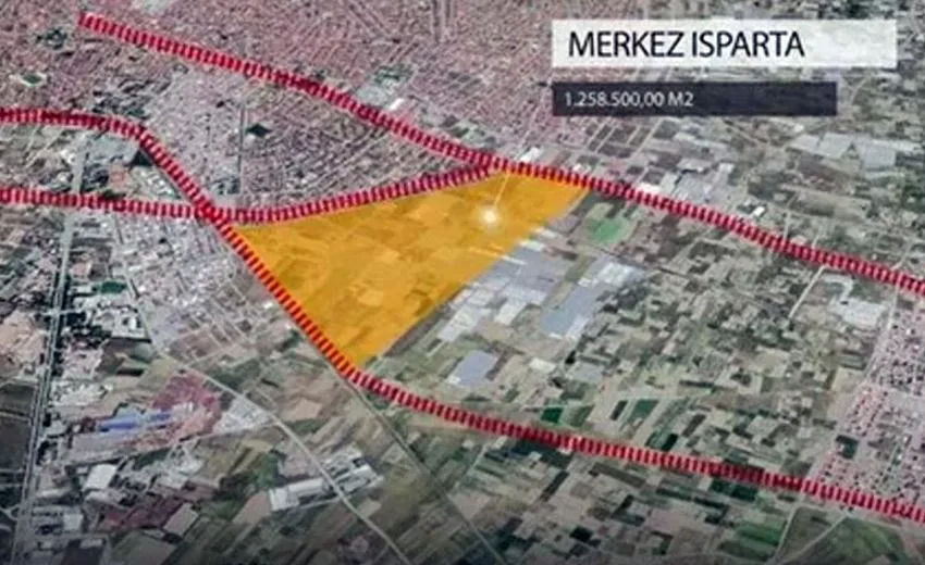 Isparta Belediye Meclisi tarafından sınırları belirlenen, 142. Cadde’nin kuzeyindeki Çevre