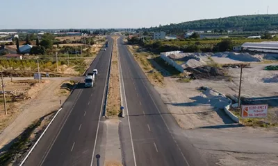 Antalya-Dereboğazı-Isparta Yolu’nda devam eden heyelan ıslahı çalışmaları nedeniyle trafik akışı