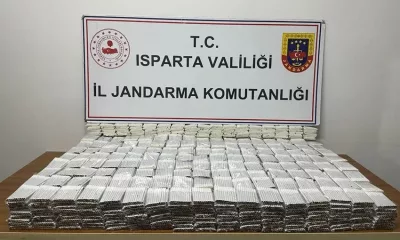 Isparta İl Jandarma Komutanlığı KOM Şube Müdürlüğü, kaçakçılıkla mücadele kapsamında