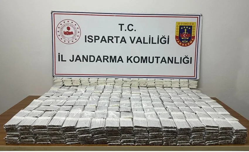 Isparta İl Jandarma Komutanlığı KOM Şube Müdürlüğü, kaçakçılıkla mücadele kapsamında